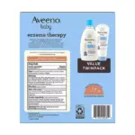 Aveeno Baby Eczema Therapy Moisturizing Cream, 2 pk., 7.3 fl. oz. and 12 fl. oz. - Image 3