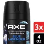 AXE Premium Deodorant Body Spray, Blue Lavender, 4 oz., 3 pk. - Image 2