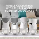 Air Wick Scented Oil Air Freshener, Fresh Linen, 9 refills - Image 5