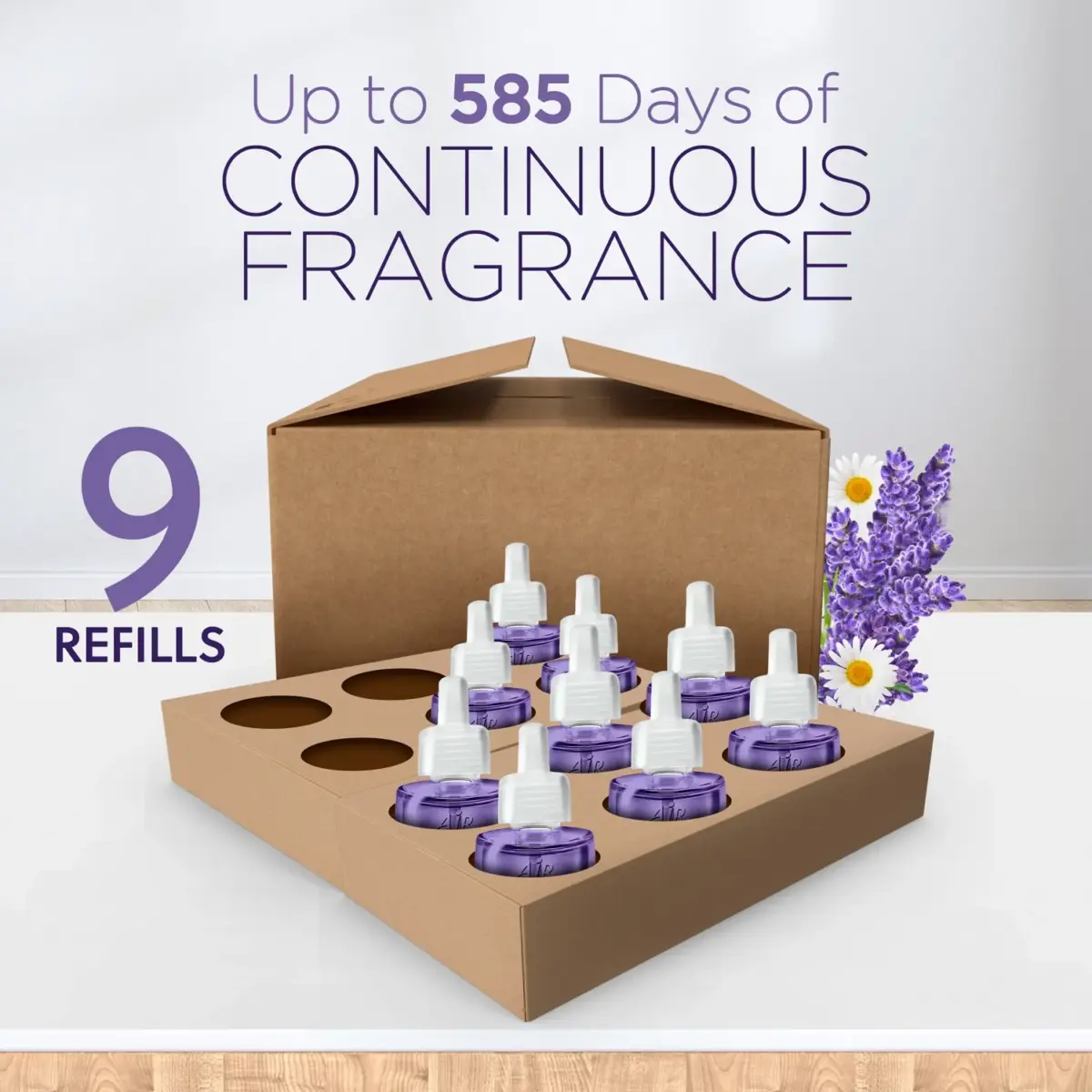 Air Wick Scented Oil Air Freshener, Fresh Linen, 9 refills - Image 6