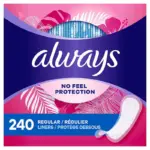 Always Daily Panty Liners, Unscented, 240 ct.