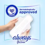 Always Infinity FlexFoam Heavy Flow Pads with Flexi-Wings, Unscented, Size 2, 80 ct. - Image 6