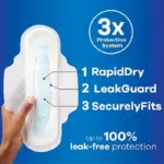 Always Maxi Long Pads, Unscented, Size 2, 90 ct. - Image 4