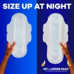 Always Ultra Thin Overnight Pads with Wings, Size 4, 80 ct. - Image 7