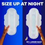 Always Ultra Thin Extra Heavy Overnight Pads with Wings, Size 5, 72 ct. - Image 4