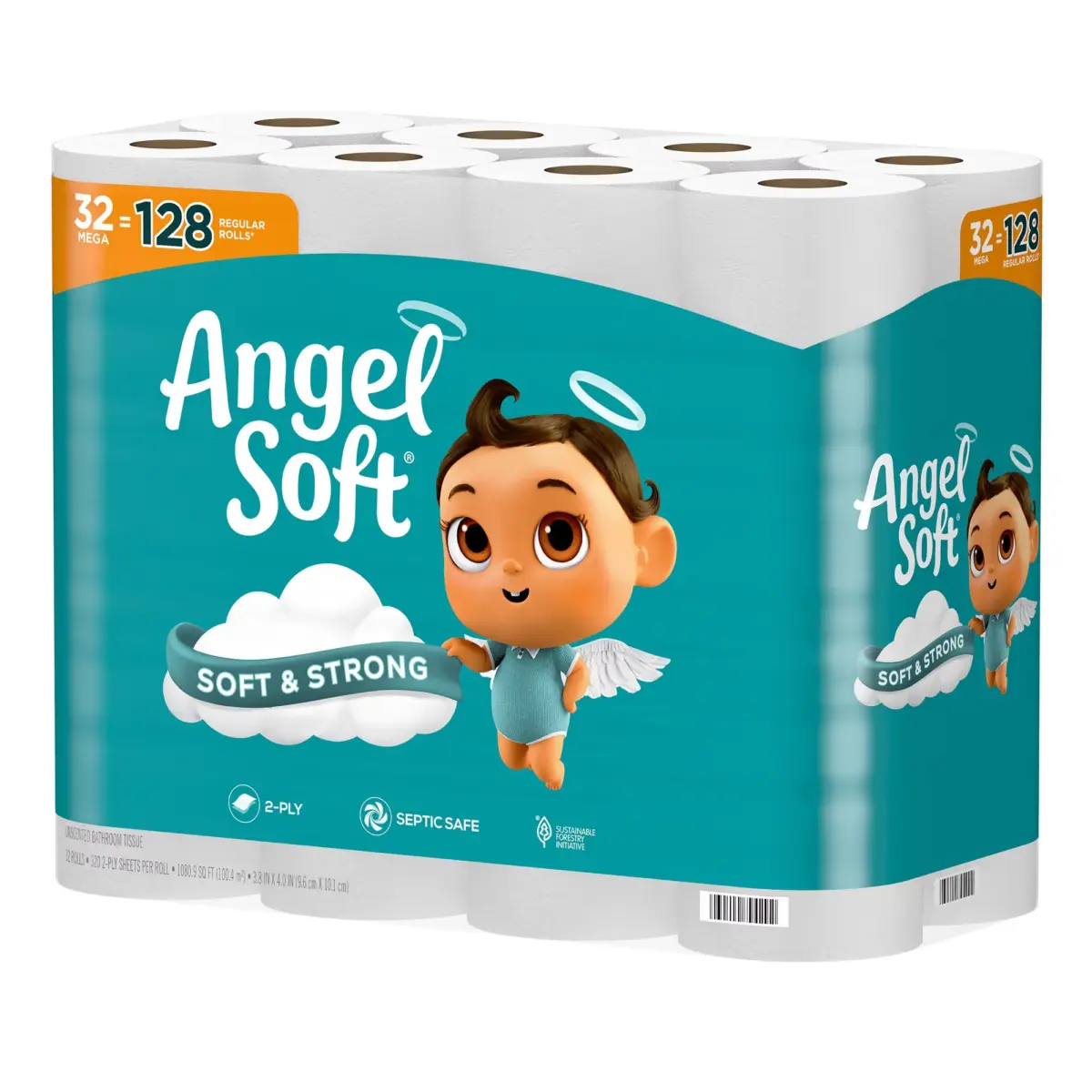 Angel Soft Mega Roll Toilet Paper, 32 pk./320 sheets per roll - Image 3