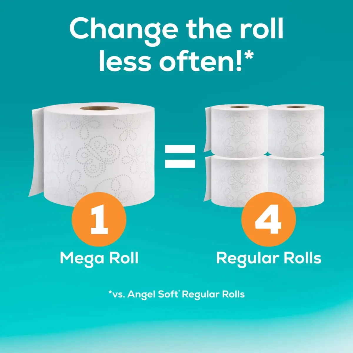 Angel Soft Mega Roll Toilet Paper, 32 pk./320 sheets per roll - Image 7