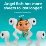 Angel Soft Mega Roll Toilet Paper, 32 pk./320 sheets per roll - Image 8