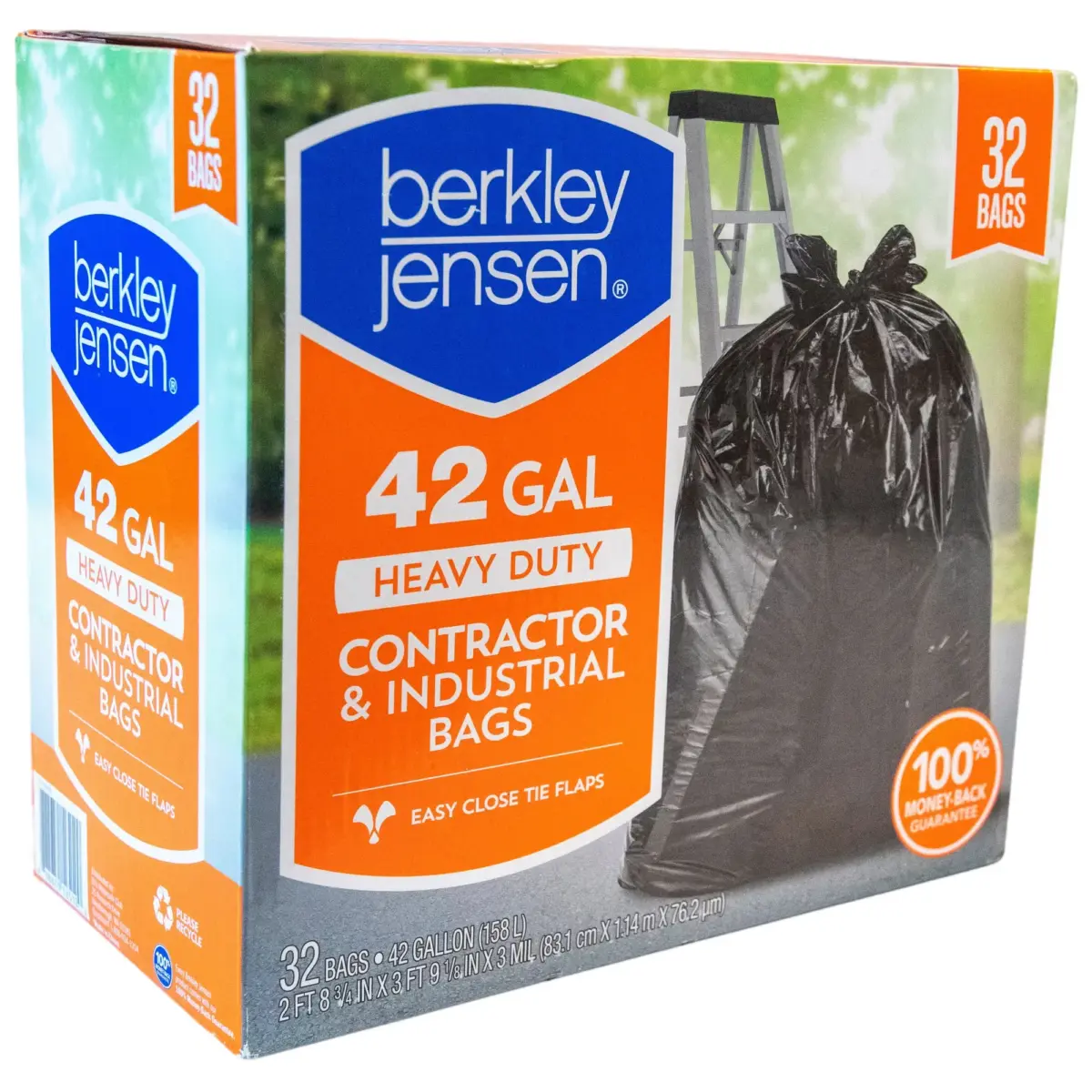 Berkley Jensen Heavy Duty Contractor & Industrial Bags, 32 ct./42 gal. - Image 2