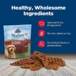 Blue Buffalo Nudges Grillers Steak Flavored Natural Dog Treats, 48 oz. - Image 7