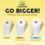 Bounty Essentials Paper Towels Select-a-Size, 6 Double Rolls - Image 7