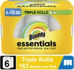 Bounty Essentials Paper Towels Select-a-Size, 6 Double Rolls
