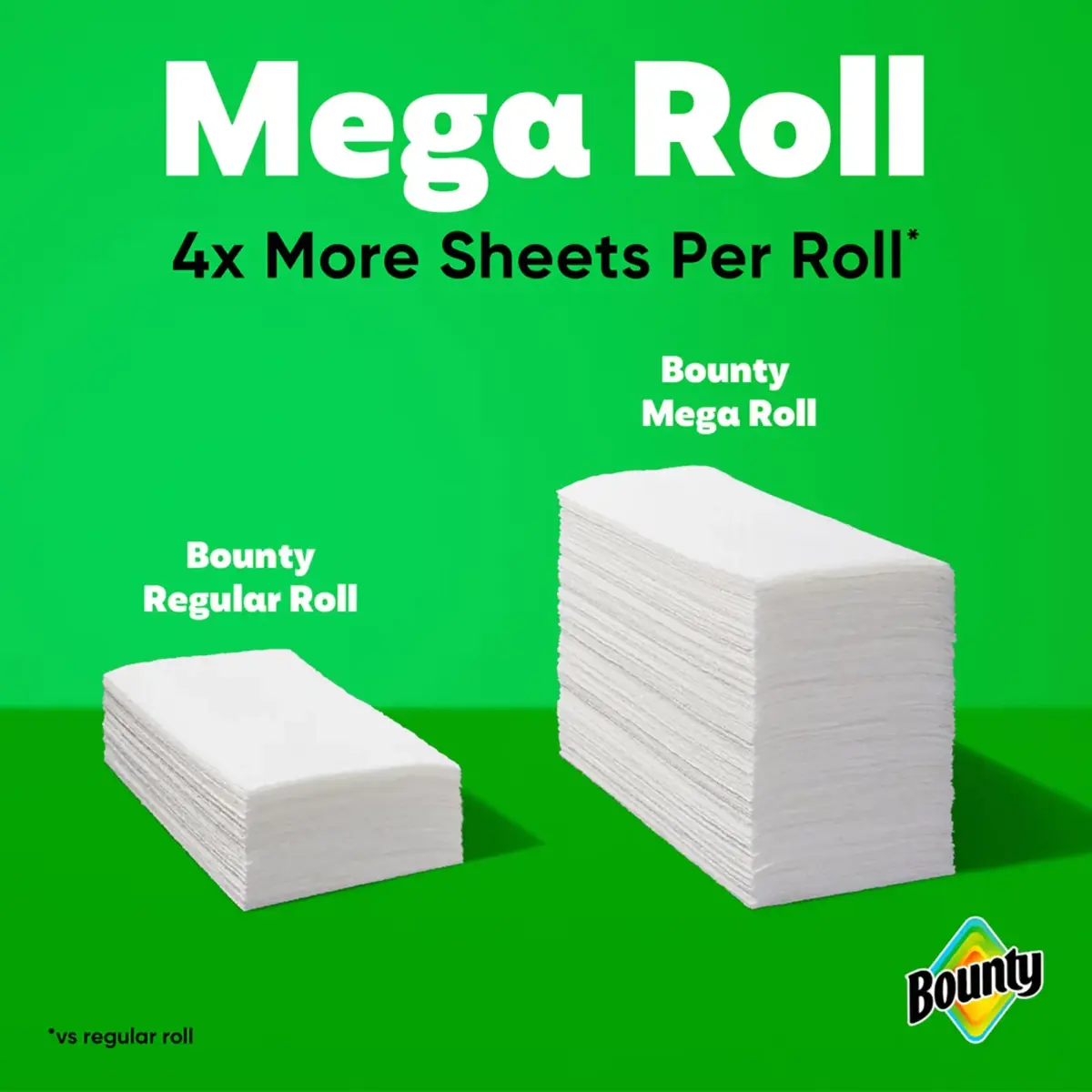 Bounty Select-a-Size Mega Roll Paper Towels, 12 pk./164 sheets per roll - Image 5