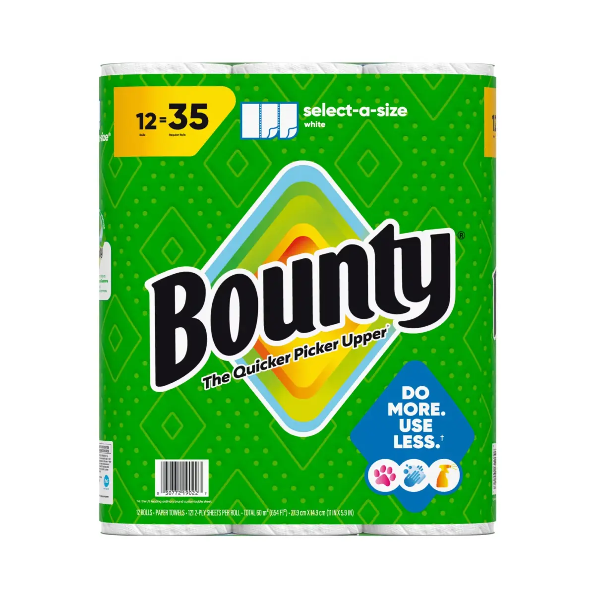 Bounty Select-a-Size Paper Towels, 12 pk./121 sheets per roll - Image 1