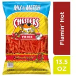 Chester's Fries Flamin' Hot Corn & Potato Snacks, 13.5 oz. - Image 4