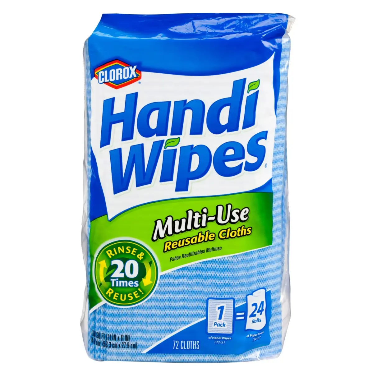 Clorox Handi Wipes Multi-use Reusable Cloths, 72 ct. - Image 1
