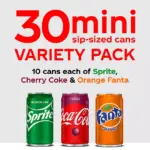 Coca-Cola Flavors Mini Cans Variety Pack 7.5 fl. oz., 30 pk. - Image 5