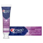 Crest 3D White Advanced Teeth Whitening Toothpaste, Radiant Mint, 2.4 oz - Image 4