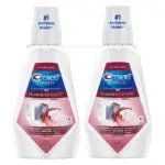 Crest 3D White Glamorous White Alcohol-Free Whitening Mouthwash, Arctic Mint, 32 fl. oz., 2 pk.