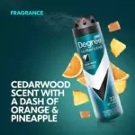 Degree for Men Ultraclear Black+White Deodorant Dry Spray, Fresh, 4.8 oz., 3 pk. - Image 4