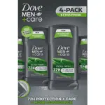 Dove Men+Care Antiperspirant Deodorant, Extra Fresh, 2.7 oz., 4 pk.