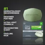 Dove Men+Care Body and Face Bar Soap, Extra Fresh, 3.75 oz., 14 ct. - Image 5