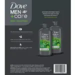 Dove Men+Care Extra Fresh Body Wash, 30 fl. oz., 2 pk. - Image 2