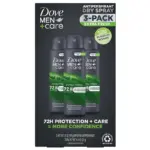 Dove Men+Care Extra Fresh Dry Spray Antiperspirant, 3.8 oz., 3 pk.
