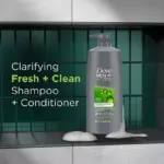 Dove Men+Care Fresh & Clean 2-in-1 Shampoo + Conditioner, 40 fl. oz. - Image 3