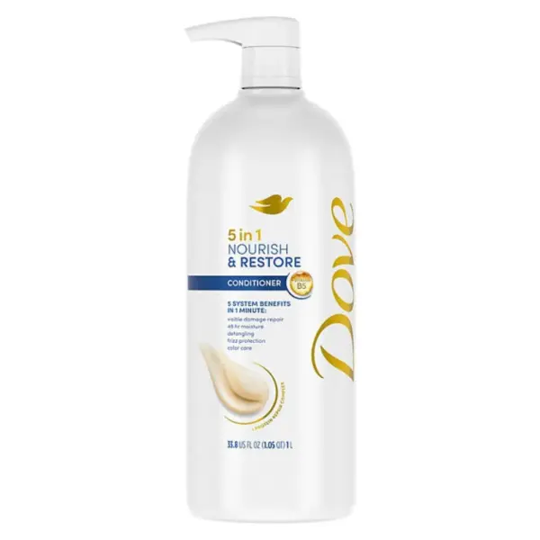 Dove Nourish & Restore 5-in-1 Conditioner, 33.8 fl. oz.