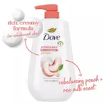 Dove Refresh & Rebalance Body Wash, 30.6 fl. oz., 2 pk. - Image 7