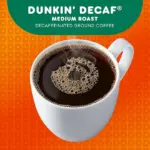 Dunkin' Donuts Decaffeinated Ground Coffee, Medium Roast 45 oz. - Image 3