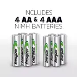 Energizer Recharge PowerPlus Charger AA & AAA Batteries, 8 pk. - Image 5