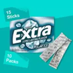 Extra Polar Ice Sugar Free Chewing Gum, 15 pcs., 10 pk. - Image 5