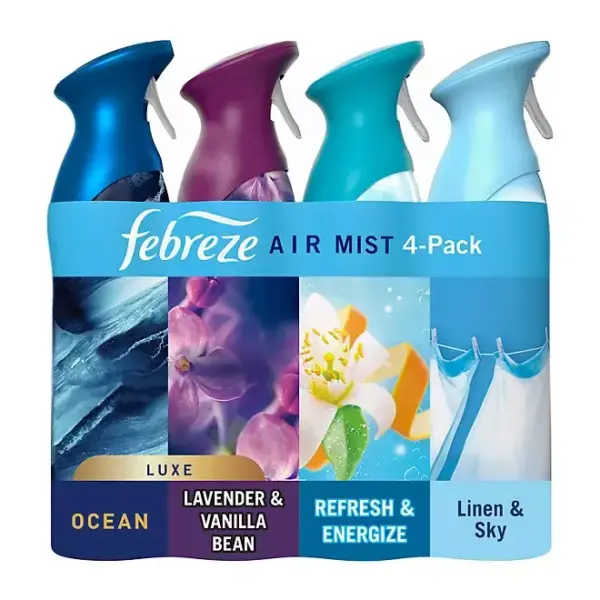 Febreze Air Effects Air Freshener Spray, Mixed Scent, 4 ct., 35.2 oz.