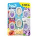 Febreze Bathroom Air Freshener, Spring Mix, 6 ct.