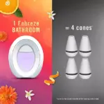 Febreze Bathroom Air Freshener, Spring Mix, 6 ct. - Image 5