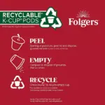 Folgers Classic Medium Roast K-Cup Coffee Pods, 100 ct. - Image 3