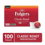 Folgers Classic Medium Roast K-Cup Coffee Pods, 100 ct. - Image 8