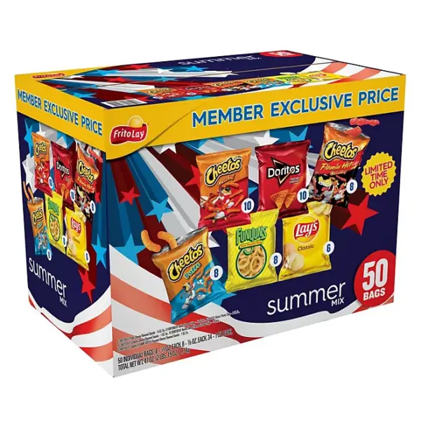 Frito-Lay Summer Mix Variety Pack, 50 pk.