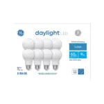 GE 60W LED A19 Light Bulbs, 8 pk. - Daylight