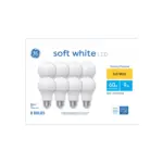 GE 60W LED A19 Light Bulbs, 8 pk. - Soft White