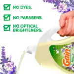 Gain Botanicals Plant Based White Tea & Lavender HE Compatible Liquid Laundry Detergent - 113 fl oz - Image 3