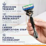 Gillette Fusion5 ProGlide Men's Razor, 1 Handle + 13 Cartridges - Image 7