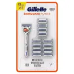 Gillette SkinGuard Power Men's Razor Handle + 13 Cartridges - Image 2
