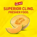Glad Cling ‘N Seal Clear Plastic Food Wrap 400 sq. ft./roll, 2 rolls - Image 11