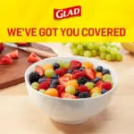 Glad Cling ‘N Seal Clear Plastic Food Wrap 400 sq. ft./roll, 2 rolls - Image 7