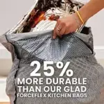 Glad ForceFlex MaxStrength Tall Kitchen Trash Bags - Gain Original with Febreze Freshness, 120 ct./13 gal. - Image 11