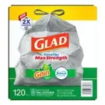 Glad ForceFlex MaxStrength Tall Kitchen Trash Bags - Gain Original with Febreze Freshness, 120 ct./13 gal. - Image 6