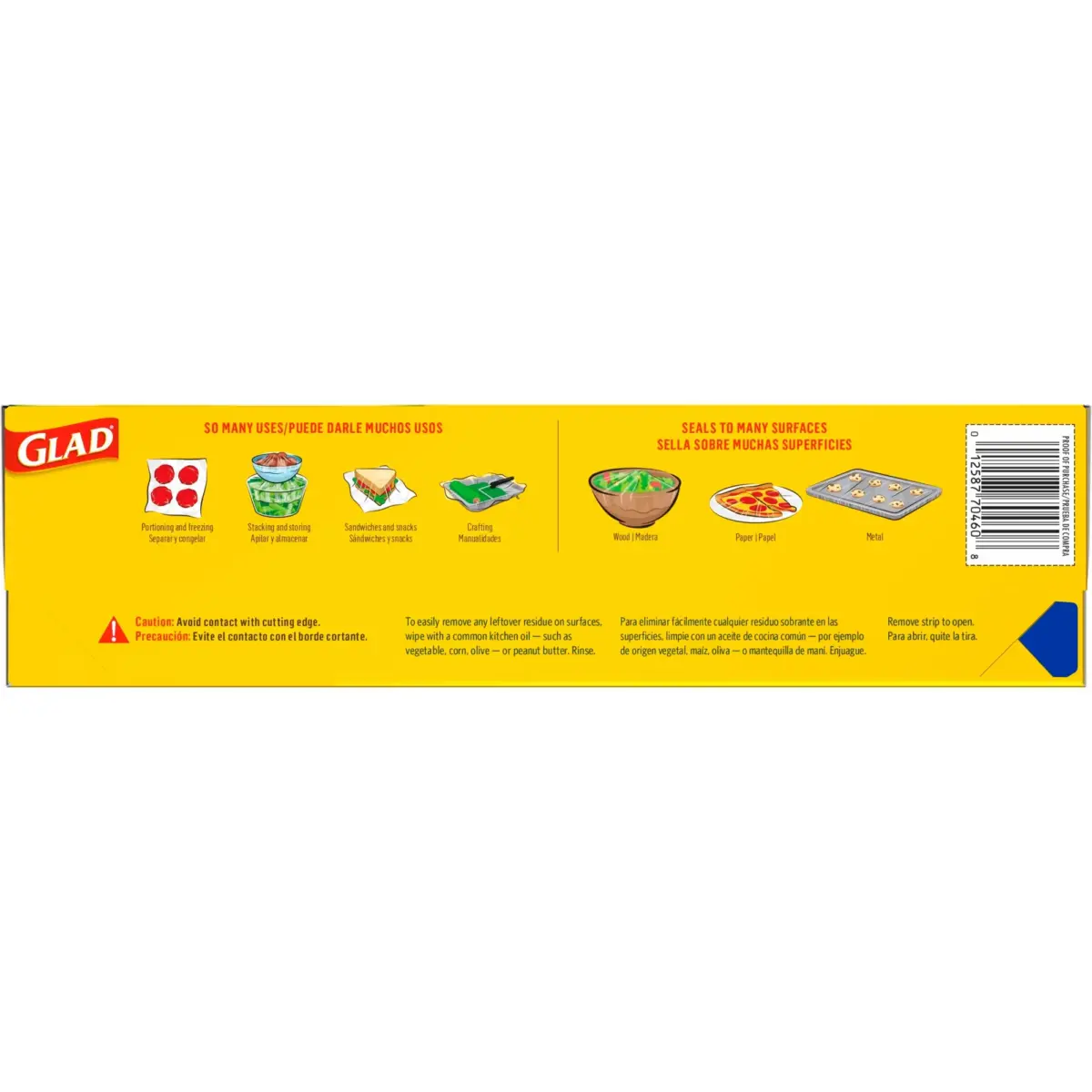 Glad Press ‘N Seal Food Plastic Wrap, 2 pk./140 sq. ft. - Image 4